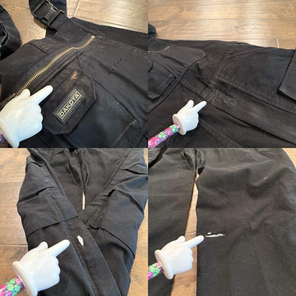 Men's Black Overalls - Picture 15 of 15